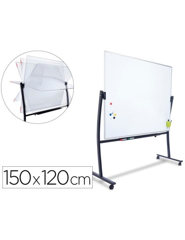 PIZARRA BL.RD ACERO VITRIF. MAG.AL.DOBLECARA VOLTEA CURVE 120X150CM