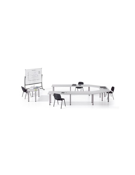 PIZARRA BL.RD ACERO VITRIF. MAG.AL.DOBLECARA VOLTEA CURVE 120X150CM