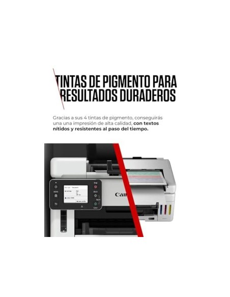 CANON MAXIFY GX6550 TINTA 24 PPM NG./15 PPM A4 WIFI ESCANER