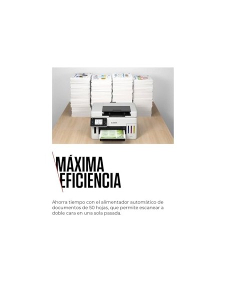 CANON MAXIFY GX6550 TINTA 24 PPM NG./15 PPM A4 WIFI ESCANER