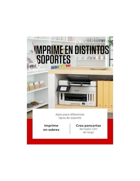 CANON MAXIFY GX6550 TINTA 24 PPM NG./15 PPM A4 WIFI ESCANER