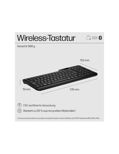 TECLADO HP 475 DUAL INALAMBRICO NG.