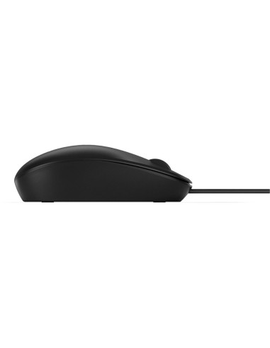 RATON HP 128 LASER 3 BOTONES 1200 DPI USB-A CABLE 180 CM NG.
