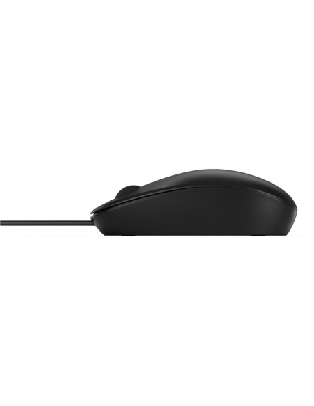 RATON HP 128 LASER 3 BOTONES 1200 DPI USB-A CABLE 180 CM NG.