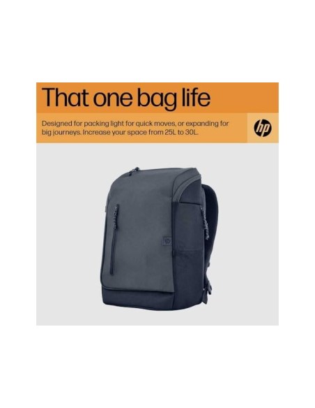 MOCHILA PORTATIL HP TRAVEL 25 L 15,6\" GRIS 245X440X320MM
