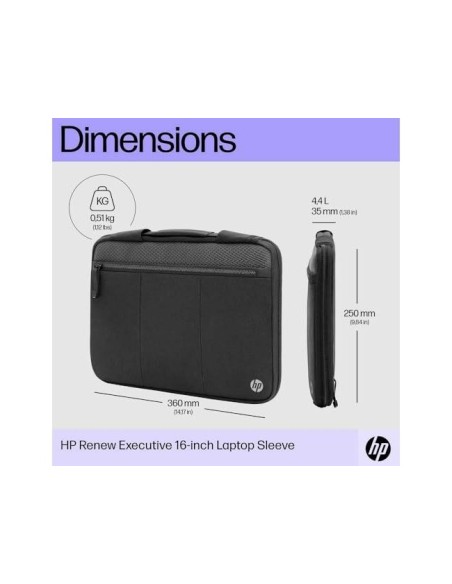 MALETIN FUNDA PORTATIL HP RENEW EXECUTIVE 14,1\" NG.250X35X360MM