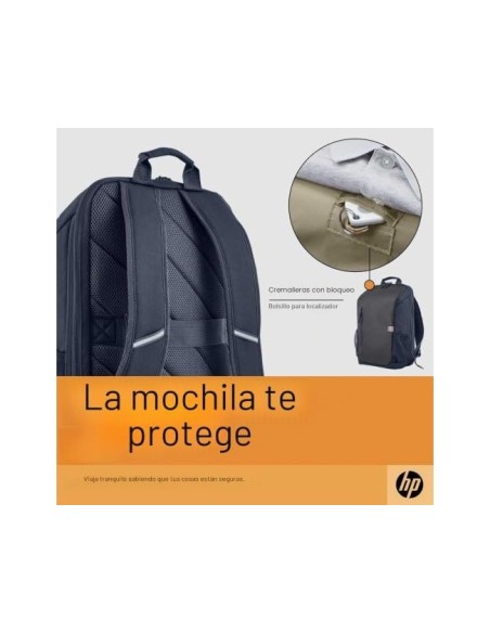 MOCHILA PORTATIL HP TRAVEL 18 L 15,6\" GRIS 290X240X420MM