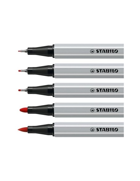 ROTULADOR STABILO CREATIVE CALIB TIPSARTY LINECLASSIC 5 PUNTAS MET.30