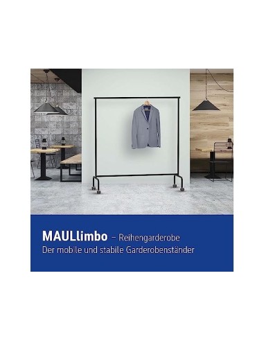 PERCHERO MAUL LIMBO CABALLETE EXTENSIBLE RUEDAS NG.1270X505X1570MM
