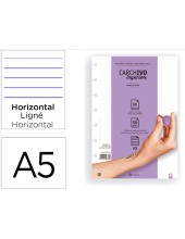 RECAMBIO CUADERNO CARCHIVO INGENIOX A5 50H. HORIZONTAL