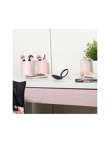 ROLLO ADH.D-C-FIX ROSA METAL BRILLO ANCHO 45 CM LARGO 1,5MT.
