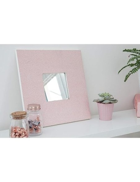 ROLLO ADH.D-C-FIX ROSA METAL BRILLO ANCHO 45 CM LARGO 1,5MT.