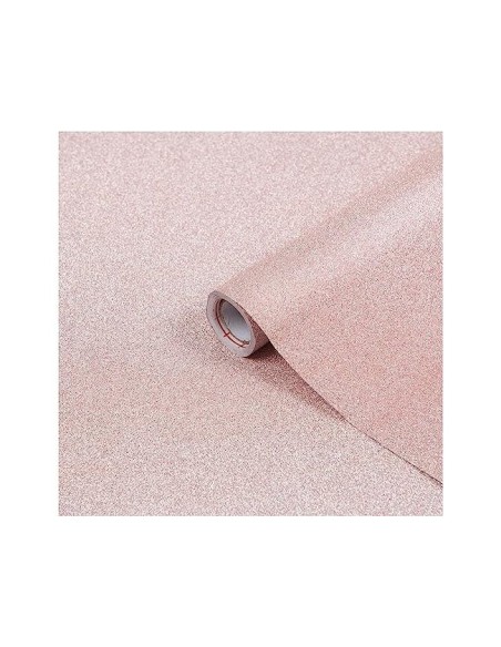ROLLO ADH.D-C-FIX ROSA METAL BRILLO ANCHO 45 CM LARGO 1,5MT.