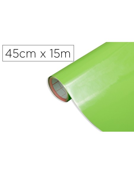 ROLLO ADH.D-C-FIX VE. MANZANA ANCHO 45 CM LARGO 15MT.