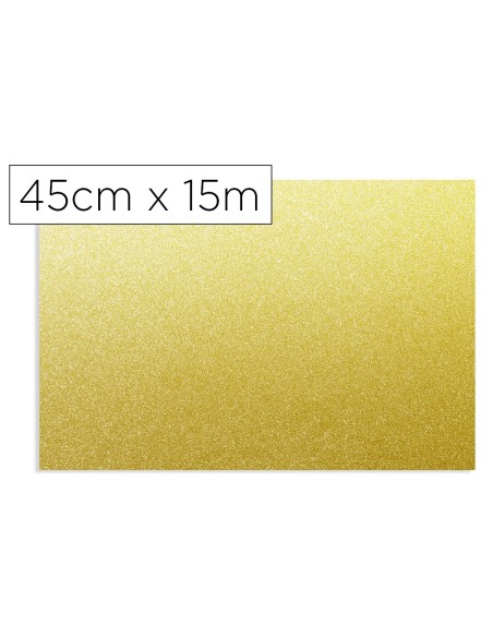 ROLLO ADH.D-C-FIX ORO BRILLO ANCHO 45 CM LARGO 15MT.
