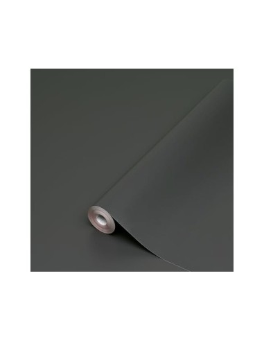 ROLLO ADH.D-C-FIX GRIS ANTRACITA MATE ANCHO 45 CM LARGO 15MT.