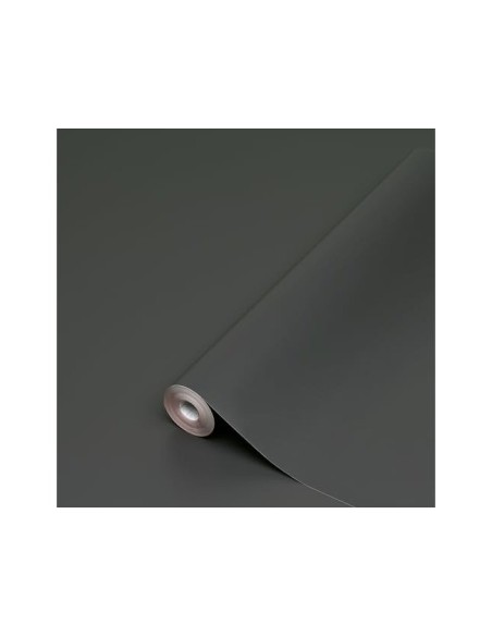 ROLLO ADH.D-C-FIX GRIS ANTRACITA MATE ANCHO 45 CM LARGO 15MT.