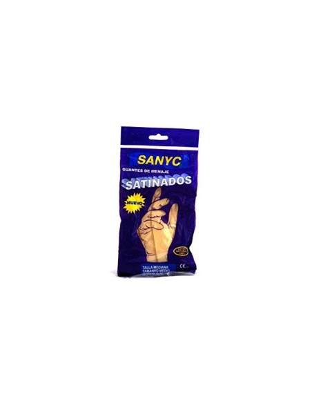 GUANTES LATEX SATINADOS RELIEVE ANTIDESLIZANTE SIN POLVO TALLA GRANDE