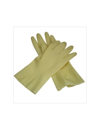 GUANTES LATEX SATINADOS RELIEVE ANTI DESLIZANTE SIN POLVO MTALLA MED.