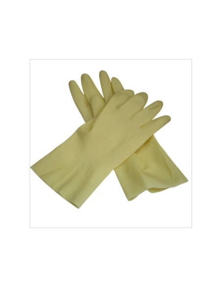 GUANTES LATEX SATINADOS RELIEVE ANTI DESLIZANTE SIN POLVO MTALLA MED.