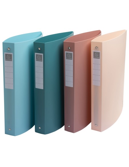 CARPETA 4AN.30MM EXACOMPTA SKANDI A4+ PP. RECICLADO SURT.