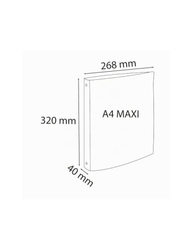 CARPETA 4AN.30MM EXACOMPTA SKANDI A4+ PP. RECICLADO SURT.