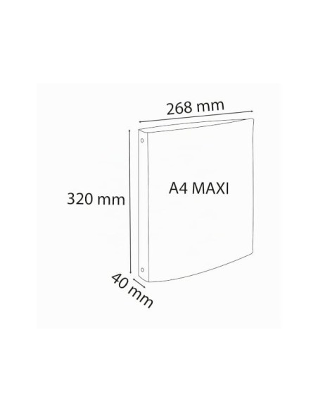 CARPETA 4AN.30MM EXACOMPTA SKANDI A4+ PP. RECICLADO SURT.