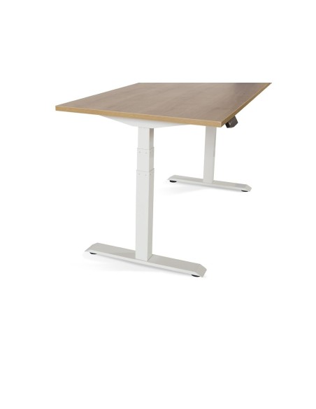 MESA ROCADA DOBLE REG. ALTURA ELECTRICAMENTE 180X163 CM REG.BL./ HAYA