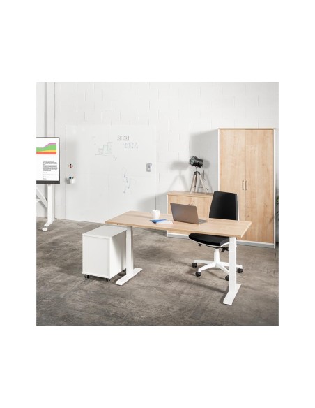 MESA ROCADA DOBLE REG. ALTURA ELECTRICAMENTE 180X163 CM REG.BL./ HAYA