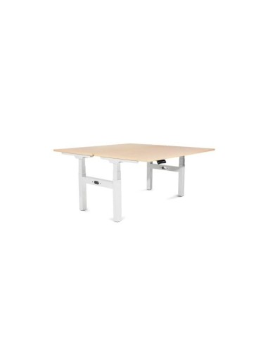 MESA ROCADA DOBLE REG. ALTURA ELECTRICAMENTE 160X163 CM REG.BL./ HAYA