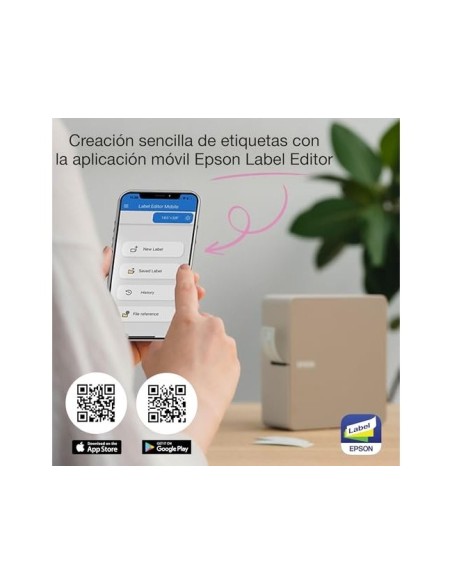 ETIQUETA EPSON LW-C610 ANCHO ETIQUETA 24MM CORTE AUTO. VELOCIDAD