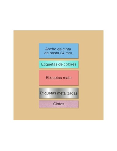 ETIQUETA EPSON LW-C610 ANCHO ETIQUETA 24MM CORTE AUTO. VELOCIDAD