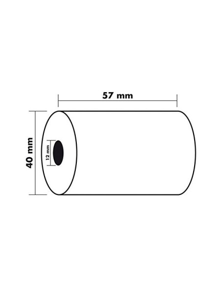 ROLLO SUMADORA EXACOMPTA TERMICO 57X40MM 55 G/M2 SIN BPA