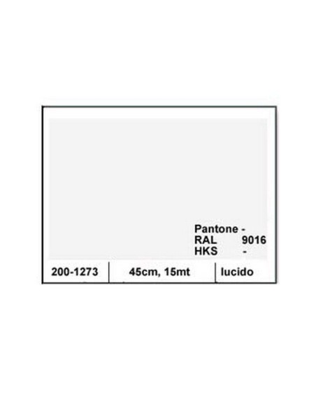 ROLLO ADHESIVO D-C-FIX BLANCO ANCHO 45 CM LARGO 15 MT