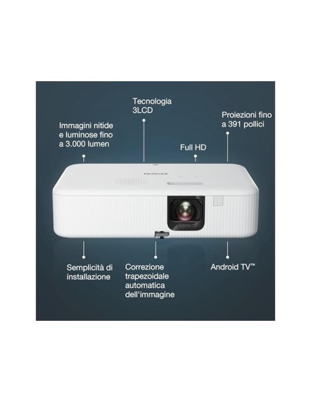 VIDEOPROYECTOR EPSON CO-FH02 XGA 3000LUM. LCD 1080P HDMI 1.4 USB2.0