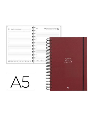 AGENDA OFICINA  2027 ESP.OLBIA D/P A5 BILINGUE 60G PAPEL FSC RJ.