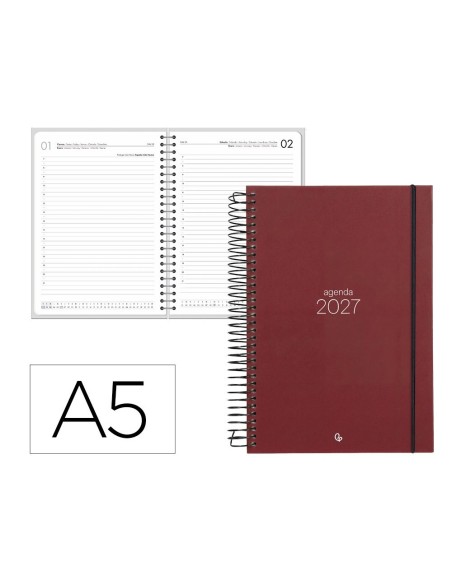 AGENDA OFICINA  2027 ESP.OLBIA D/P A5 BILINGUE 60G PAPEL FSC RJ.