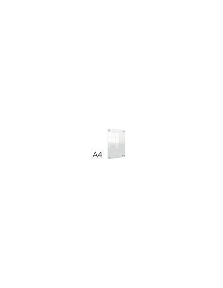 MARCO PORTANUNCIOS NOBO ACRILICO TPTE. REMOV.A4 S/MARCO 261X24X346MM