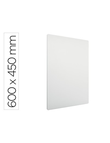 PIZARRA BL.NOBO MODULAR SIN MARCO ACERO MAGNETICA 600X450MM