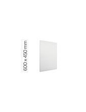 PIZARRA BL.NOBO MODULAR SIN MARCO ACERO MAGNETICA 600X450MM 2