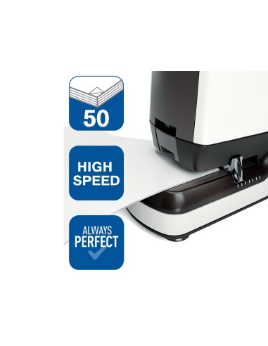 GRAPADORA RAPID PRO 90EC ELECTRICA BL.CAPACIDAD 50H. GRAPAS N 66 N 44