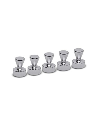 IMAN MAUL CONICO NEODIMIO 1,2 CM DIAM PESO MAX. 3,5 KG PLATA 5 UD.