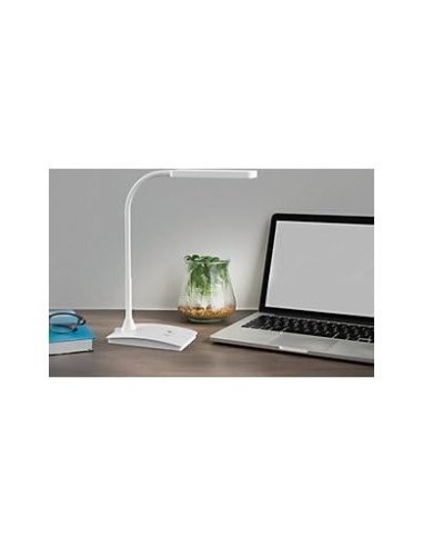 LAMPARA ESCRITORIO MAUL LED PEARLY 3 NIV. INTENSIDAD BL.106X375X357MM