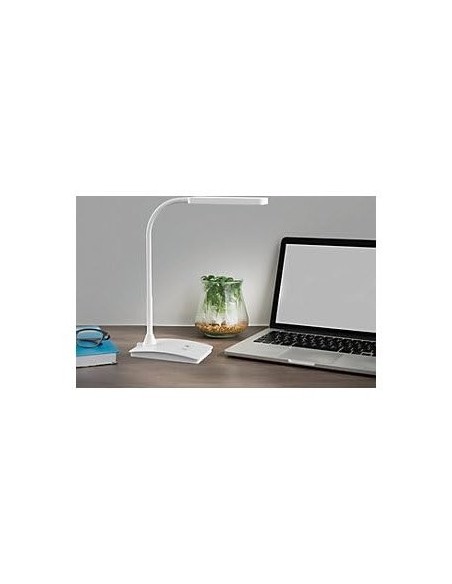 LAMPARA ESCRITORIO MAUL LED PEARLY 3 NIV. INTENSIDAD BL.106X375X357MM