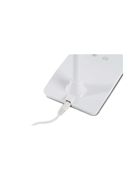 LAMPARA ESCRITORIO MAUL LED PEARLY 3 NIV. INTENSIDAD BL.106X375X357MM