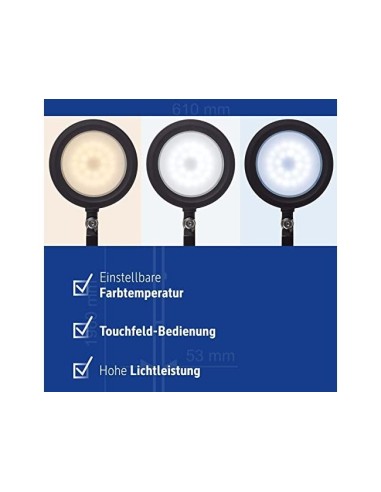 LAMPARA ESCRITORIO MAUL LED GRACE VARIO NG.205X466X365MM