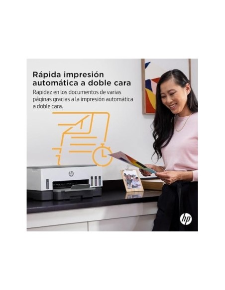 HP SMART TANK 7005 CARTUCHO A4 WIFI 20PPM NG.16PPM ESCANER COPIA FAX