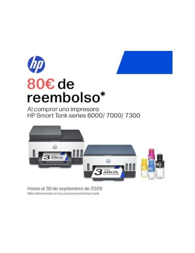 HP SMART TANK 7005 CARTUCHO A4 WIFI 20PPM NG.16PPM ESCANER COPIA FAX