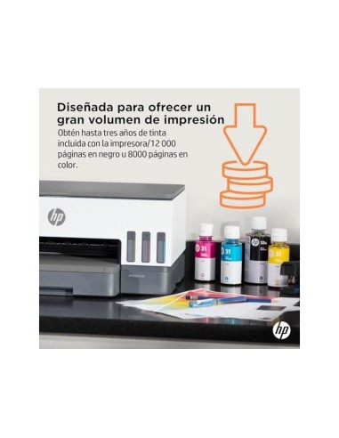 HP SMART TANK 7005 CARTUCHO A4 WIFI 20PPM NG.16PPM ESCANER COPIA FAX