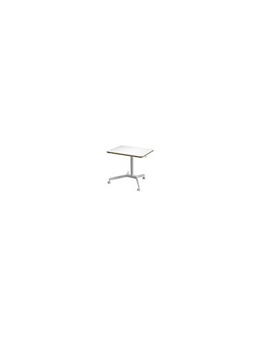 MESA LEITZ ERGO REG.EN ALTURA NEUMATICA TABLERO 80X60 CM 4 RUEDAS BL.